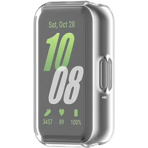 Чохол-накладка DK Samsung Galaxy Fit3 (R390) Silicone Face Case (clear) - фото 3