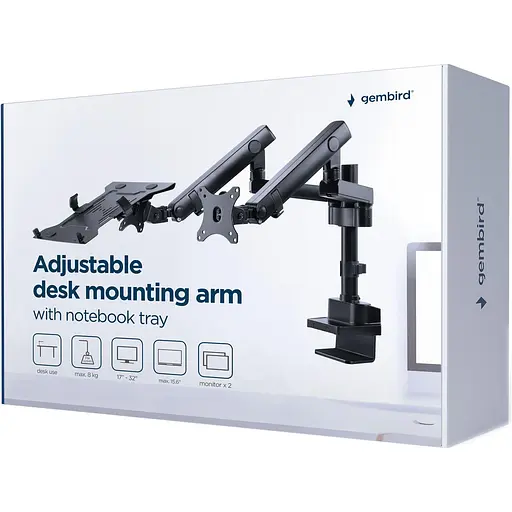 Кронштейн Gembird MA-DA3-02 MA-DA3-02 - фото 9