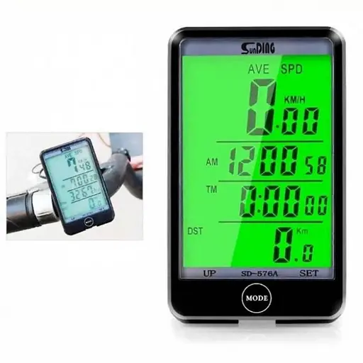 Беспроводной велокомпьютер SunDing SD-576C waterproof  + 27 функций + подсветка 2.5 дюйм - фото 4