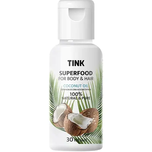 Кокосовое масло Tink Coconut Oil косметическое 30 мл - фото 1