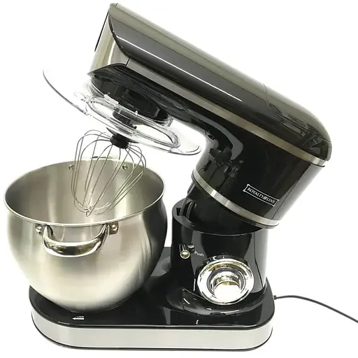 Кухонный комбайн Royalty Line планетарный миксер тестомес мощность 2200 Black