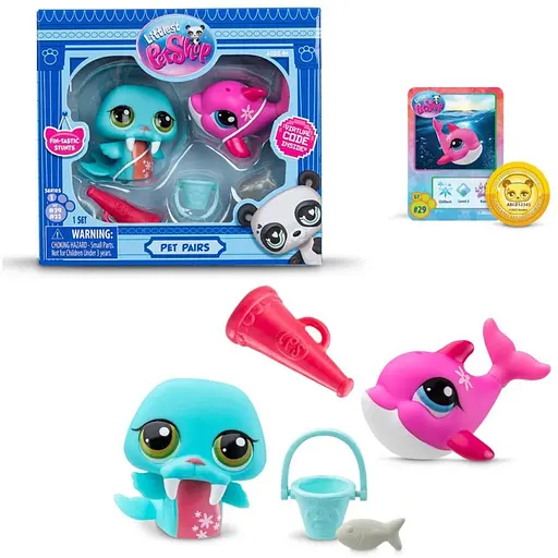 Игровой набор Littlest Pet Shop Фантастические Трюки 00508 аксессуары и 2 фигурки - фото 3
