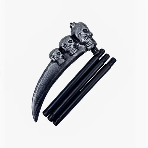 Коса Смерть с черепами - фото 2