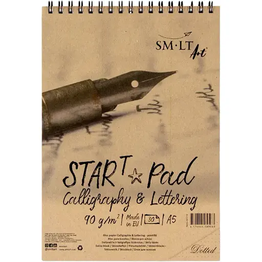 Альбом для каллиграфии и леттеринга в точку SM-LT Art на спирали Star T А5 90/м2 30 листов - фото 1