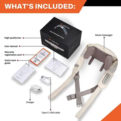 Массажер для шеи FORTHiQ Hand-Like регулировка нагрева и скорости - фото 3
