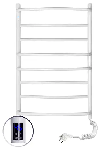 Електрична рушникосушарка Navin Омега 530x800 Sensor права з таймером 12-015033-5380, Білий, Праве, Електронний - фото 1