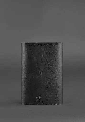 Шкіряний блокнот (Софт-бук) 5.1 чорний - фото 6