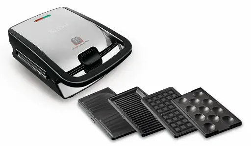 Мультимейкер Tefal Snack collection черный 700 Вт (SW854D16) - фото 3