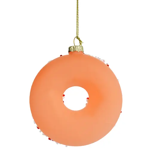 Прикраса ялинкова Yancheng Everbright Пончик скло (833725) - фото 6