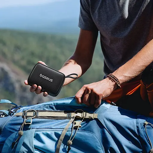 Bluetooth Колонка Baseus OS AeQur 30 Mini (A20077900123-00) Cosmic Black - фото 5