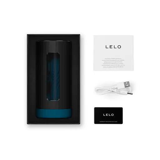 Автоматический мастурбатор Lelo F1s V3 XL голубой - фото 5