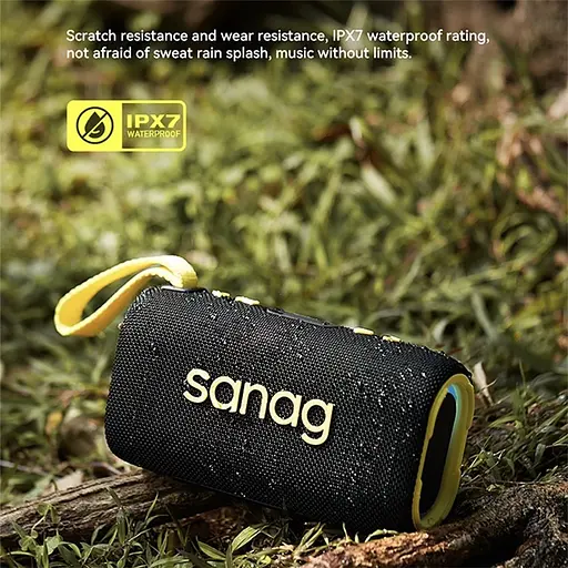 Портативна Bluetooth-колонка Sanag M30S PRO з RGB-підсвіткою чорний - фото 8