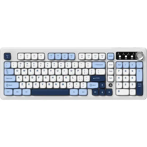Клавіатура Ajazz AF98 Plus White/Blue (AF98-PLUS-GB) [156892] - фото 1