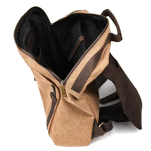 Кожаный женский рюкзак TARWA 32х40х11 см nsa0001410 - фото 8