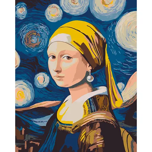 Картина по номерам "Мона с жемчужной сережкой" ©arttem_illustrations Art Craft 10181-AC 40x50 см - фото 1