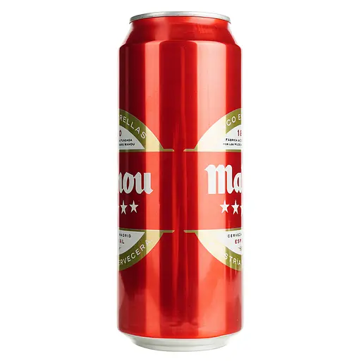 Пиво Mahou 5 Estrellas Especial светлое 5.5% 0.5 л ж/б  - фото 4