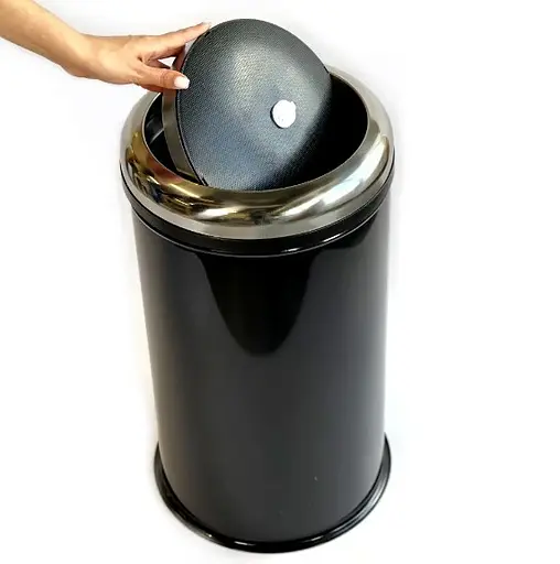 Ведро для мусора Maxiflow 45 л с крышкой Черный 4513.0000S.102.45  - фото 4