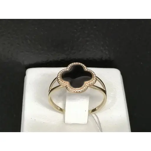 Золоте кільце Імперія золота з емаллю. КБ1206И 18 - фото 3