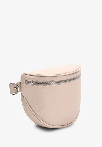 шкіряна сумка поясна-кроссбоді Vacation світло-бежевий флотар - фото 3