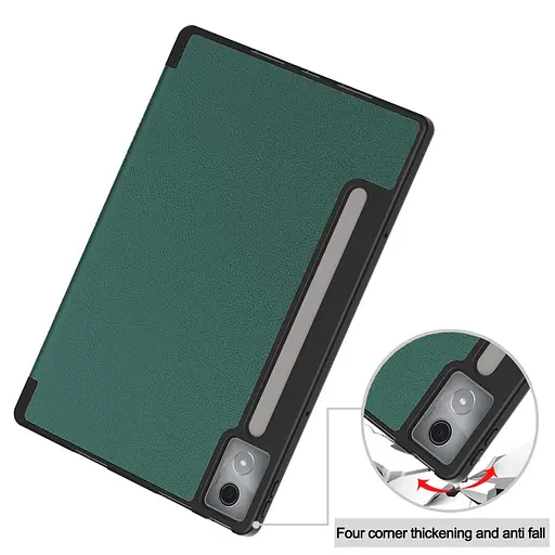 Чохол SlimTPU Active Pen Lenovo Idea Tab Pro 12.7 2025 TB373FU TB375FC Темно-зелений - фото 4