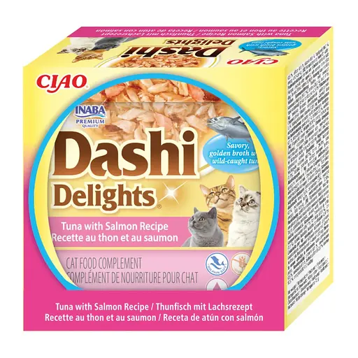 Ласощі Inaba Dashi Delights для котів тунець з лососем 70 г - фото 2