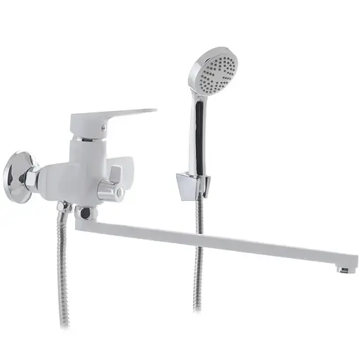 Смеситель для ванны Mixxus Nevada 006 Euro white MI5799 Белый матовый - фото 1