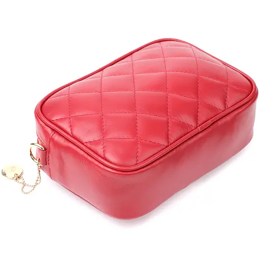 Сумка Tony Perotti в ромбы из натуральной кожи 18.5х13.5х6 см sum0027527 - фото 5