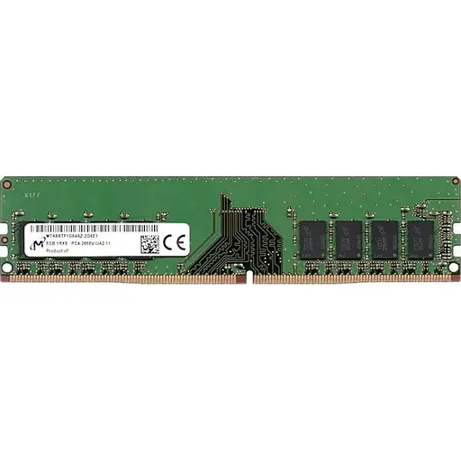 Оперативна пам'ять Micron DDR4 8GB 2666MHz 2Rx8 PC4-21300, non-ECC Unbuffered Б/В