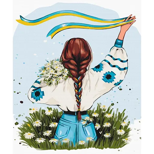 Картина за номерами Україна у кольорах Alla Berezovska Brushme 50х60 см різнокольорова 000277453