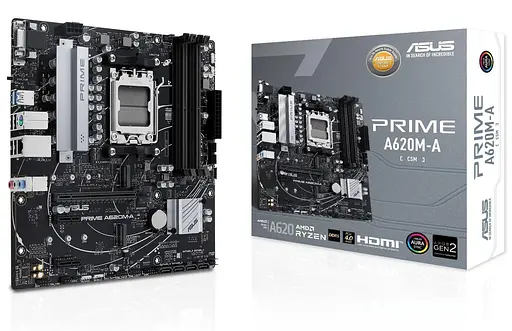 Материнская плата ASUS PRIME A620M-A-CSM (PRIME A620M-A-CSM) (Socket AM5, AMD A620, Micro-ATX) - фото 5