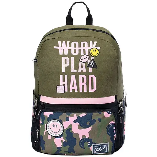 Рюкзак YES Т-82 Smiley World Military girl - фото 1
