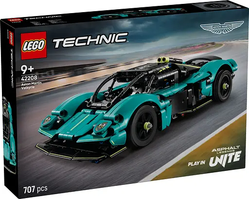 Конструктор LEGO Technic Aston Martin Valkyrie 707 деталей (42208) - фото 2