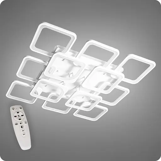 Люстра світлодіодна 517 Dlight 3color з пультом 385Вт Білий (01379) - фото 2