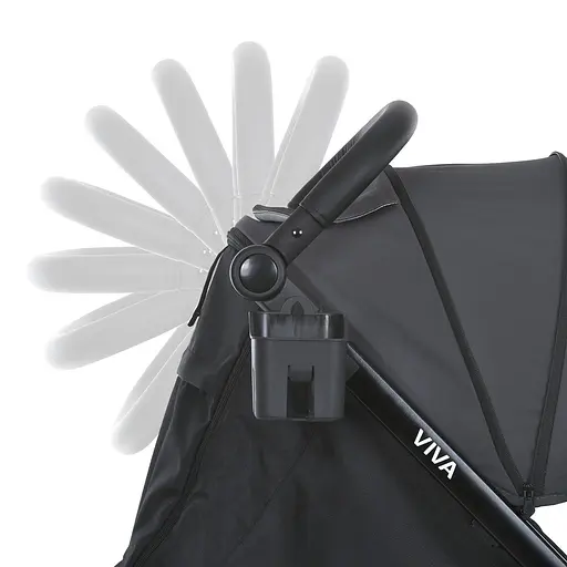 Детская прогулочная коляска-книга Bambi M 5723 Viva Ash gray Серая - фото 9