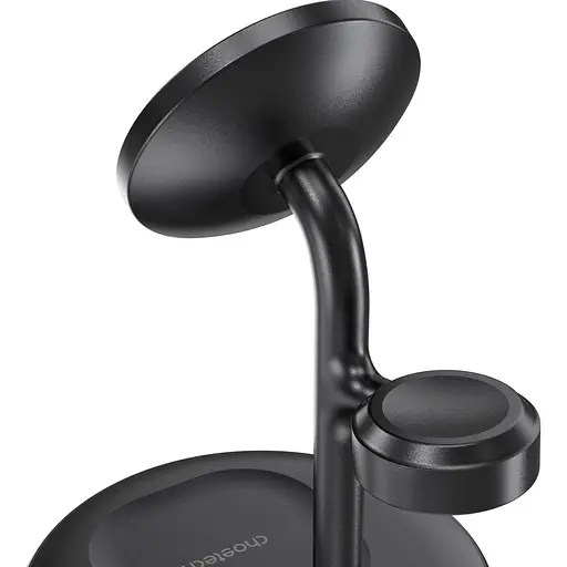 Бездротовий зарядний пристрій Choetech T585-F 3in1 Magnetic Wireless Charging Black [123385] - фото 4