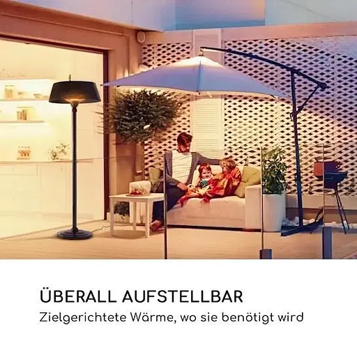 Інфрачервоний обігрівач Blumfeldt Venice Heat Stand 1000/2000Вт (10032567) - фото 8