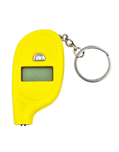 Манометр (тестер давления шин) цифровой LCD дисплей желтый (G0001641) - фото 1