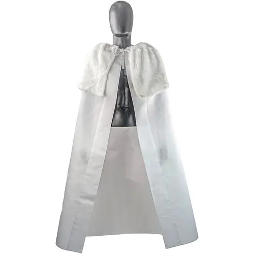 Плащ с меховым воротником - фото 1