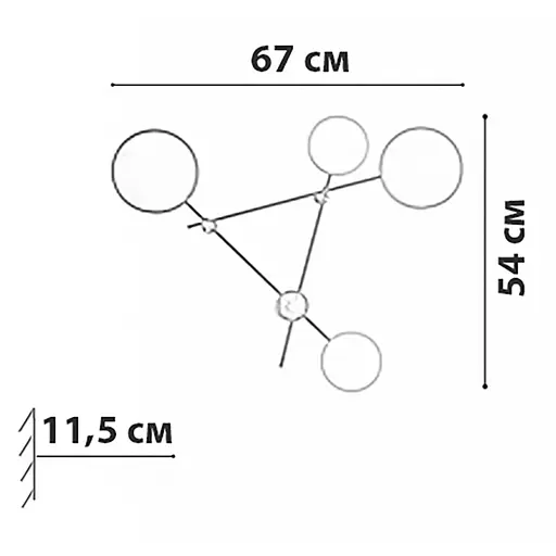Бра Friendlylight Dotos 1 FL4017 - фото 5