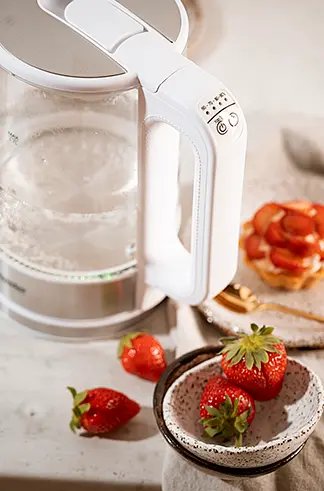 Стеклянный чайник 1.7л с регулятором температуры Mesko MS 1301w - фото 9