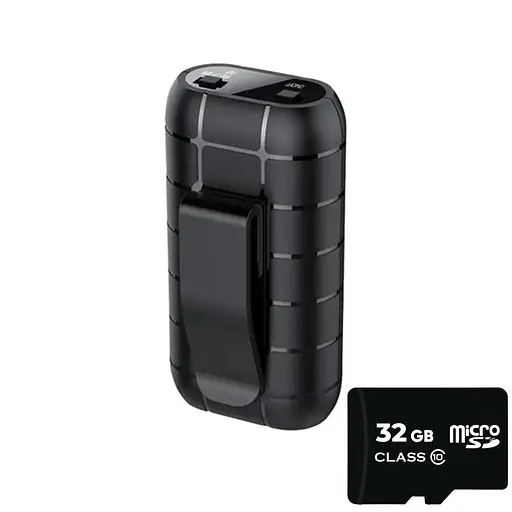 Міні диктофон з великим часом роботи роботи Nectronix A50+, з пам'яттю 32 Гб, кліпса, магніт (100836-32)