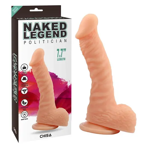 Фаллоимитатор Naked Legend Politician 7.7 19.5 см телесный - фото 6