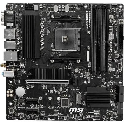 Материнська плата MSI B550M PRO-VDH WIFI sAM4 B550 4xDDR4 M.2 HDMI D-Sub WiFi BT mATX