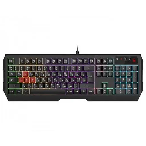 Клавіатура Bloody B135N, Black, USB, ігрова, неонове підсвічування