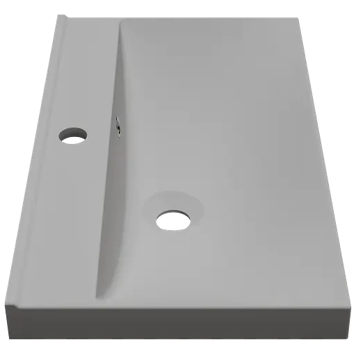 Раковина матовая врезная Amidicon Scif 60 600x350 из литого камня SCIF_60_MAT, Белый матовый - фото 3
