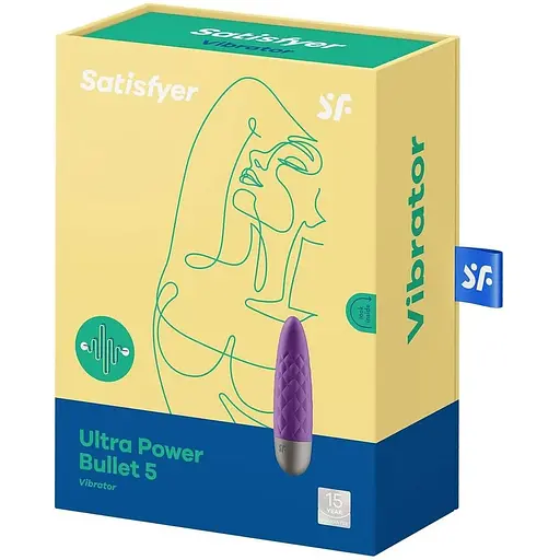 Минивибратор Satisfyer Ultra Power Bullet 5 Фиолетовый - фото 7