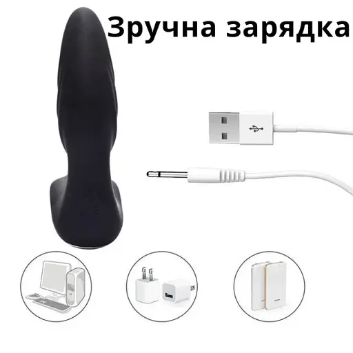 Масажер простати I’MCUM Pulse Rider 12 режимів вібрації Чорний (IM-KGS007) - фото 7