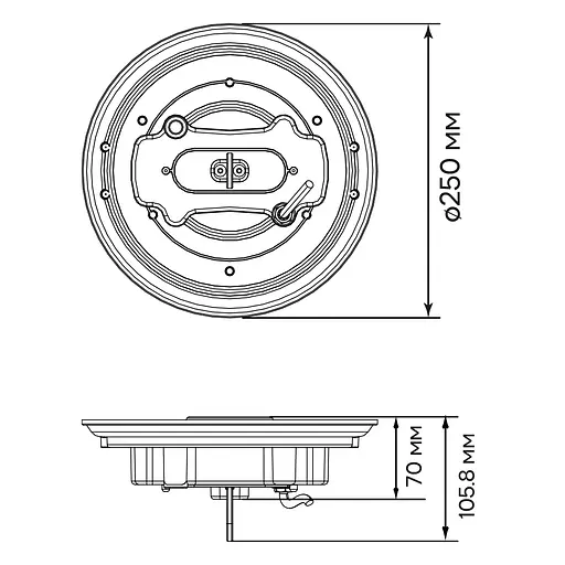 Світлодіодний світильник Ardero AL1011 100Вт 6500K чорний - фото 2