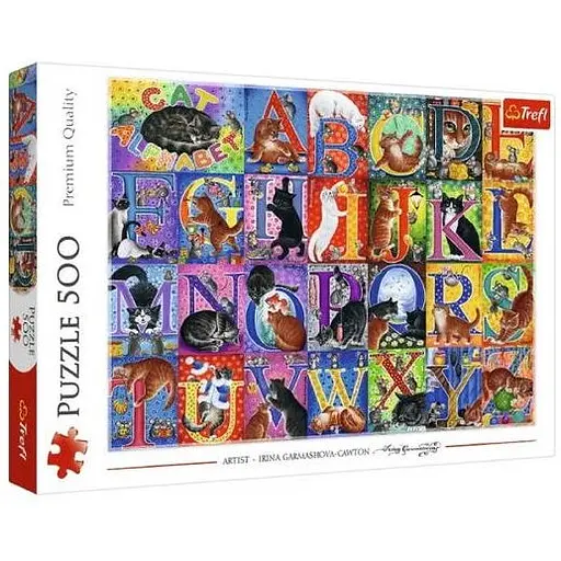 Пазл Trefl Кошачий алфавит 500 эл. (37527)