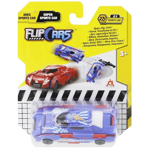 Машинка-трансформер Flip Cars 2 в 1 Спорткари Арес спорткар і Супер спорткар EU463875B-03
